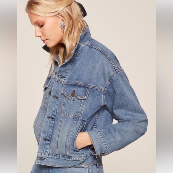 Reformation blue jean jacket - Picture 1 of 4